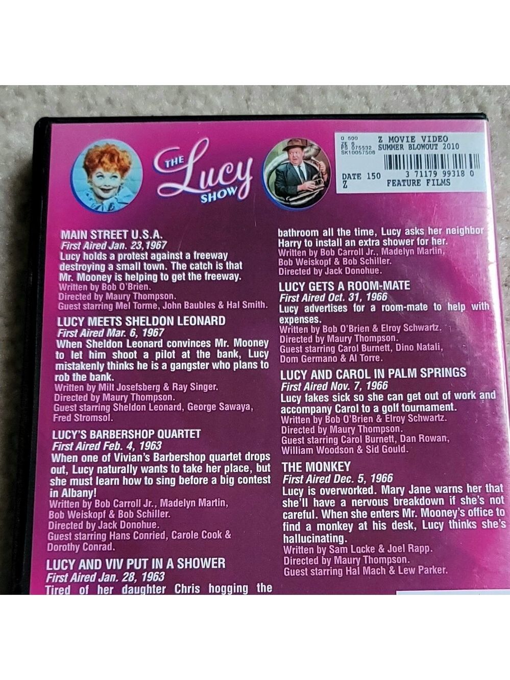 DVD - The Lucy Show 7 Classic Episodes - Picture 2 of 2